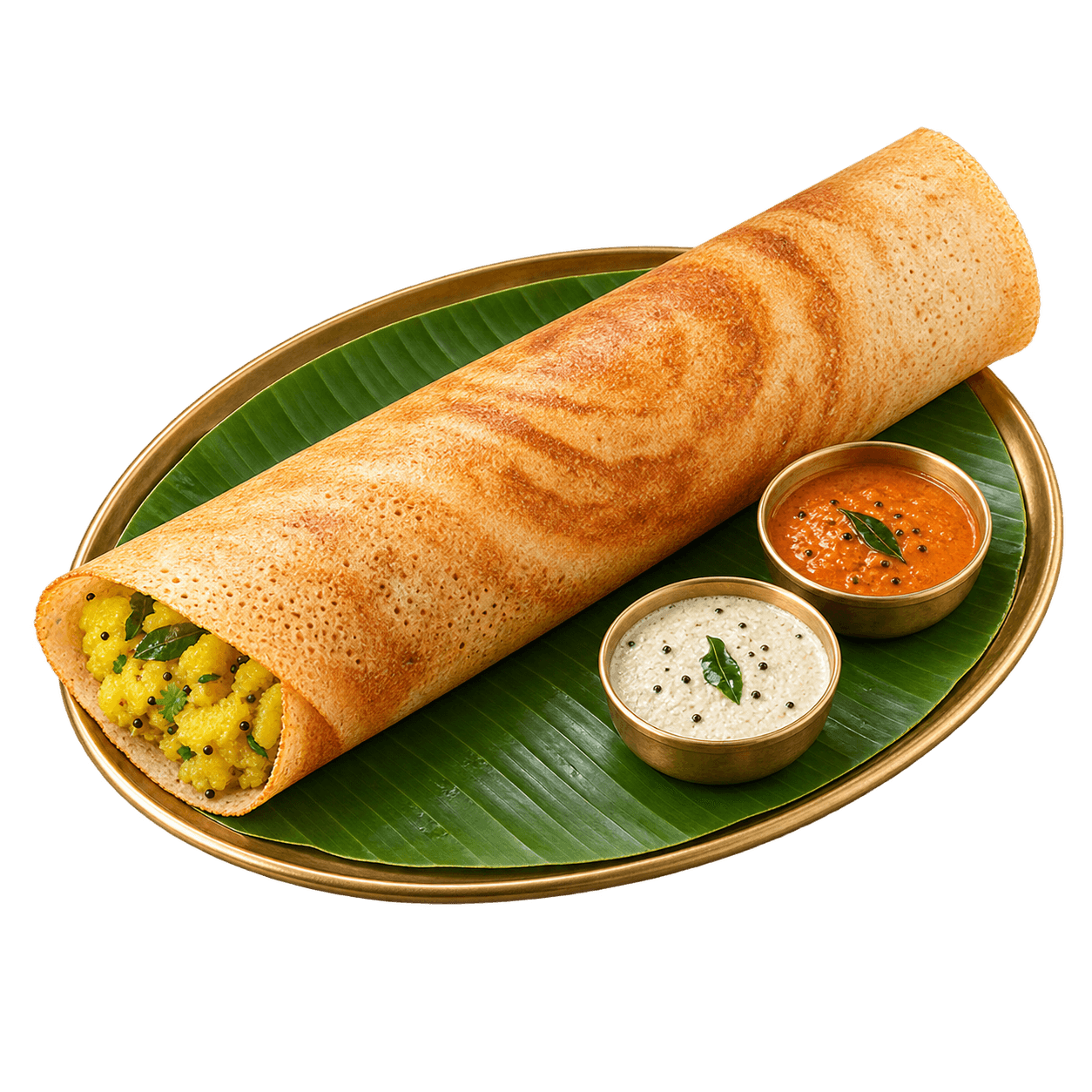 Regular’s served on a banana leaf