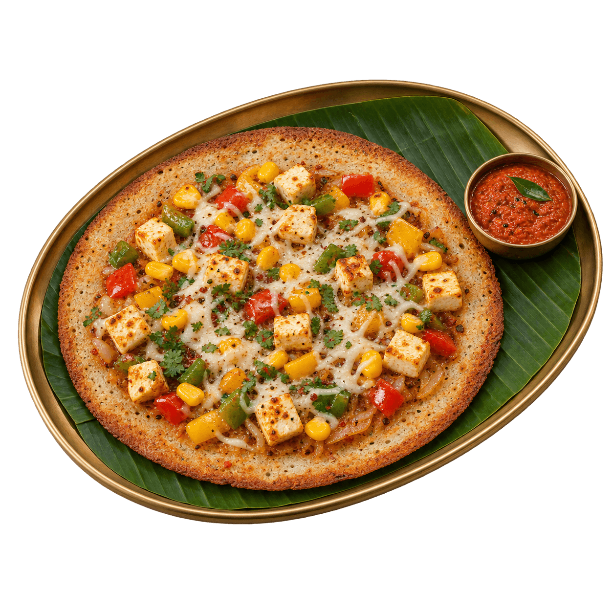 Specials served on a banana leaf